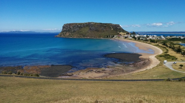 travelling tasmania with a caravan